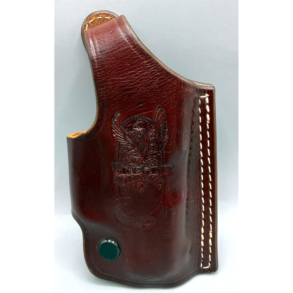 Triple K 43-26 Leather Holster Burgundy Eagle Right to Keep and Bear Arms .380